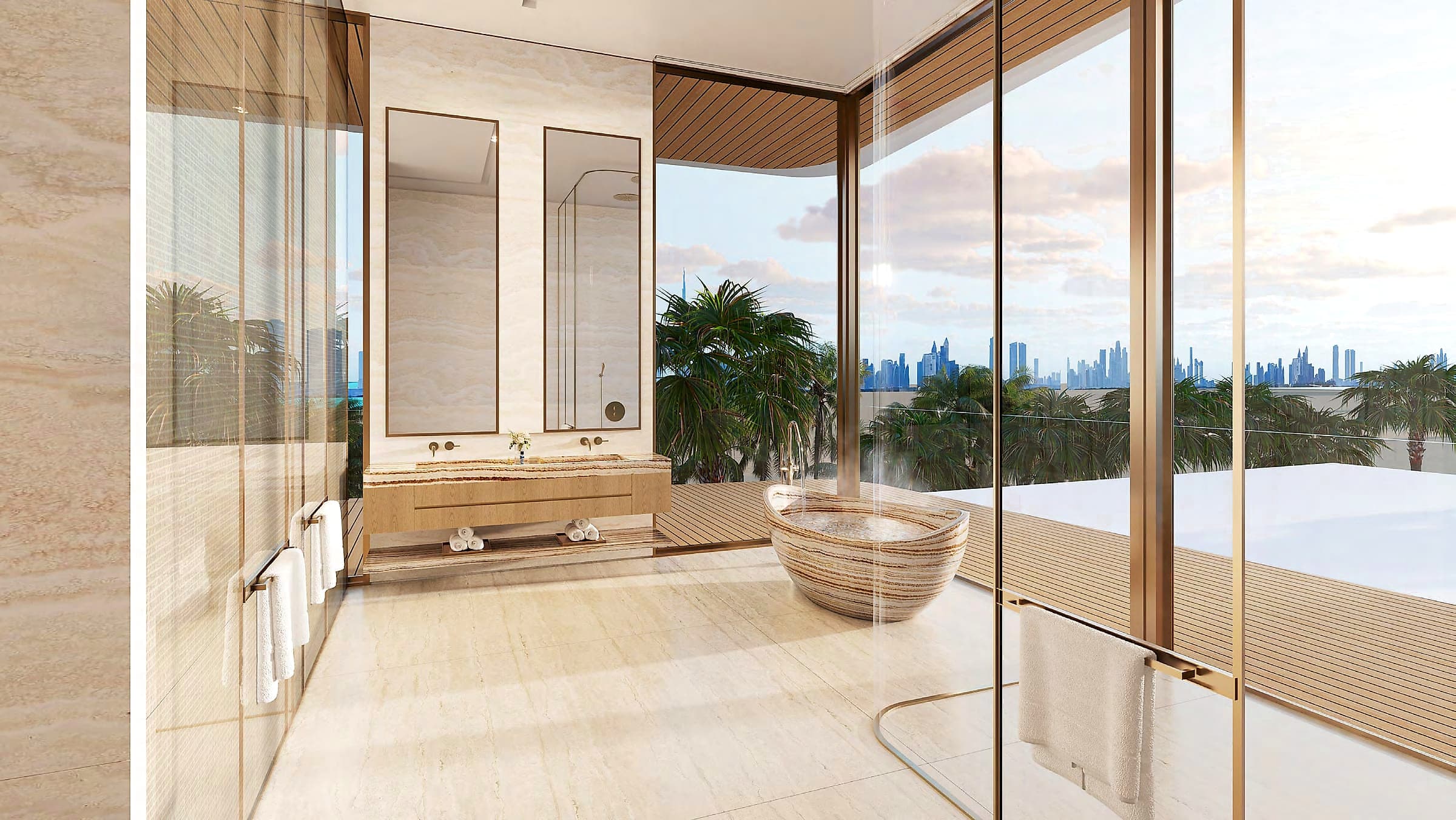 Aria Grande · Master bathroom